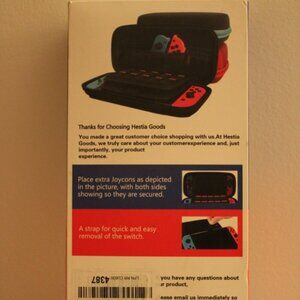 Nintendo Switch Carrying Case by Hestia Goods - New in Box